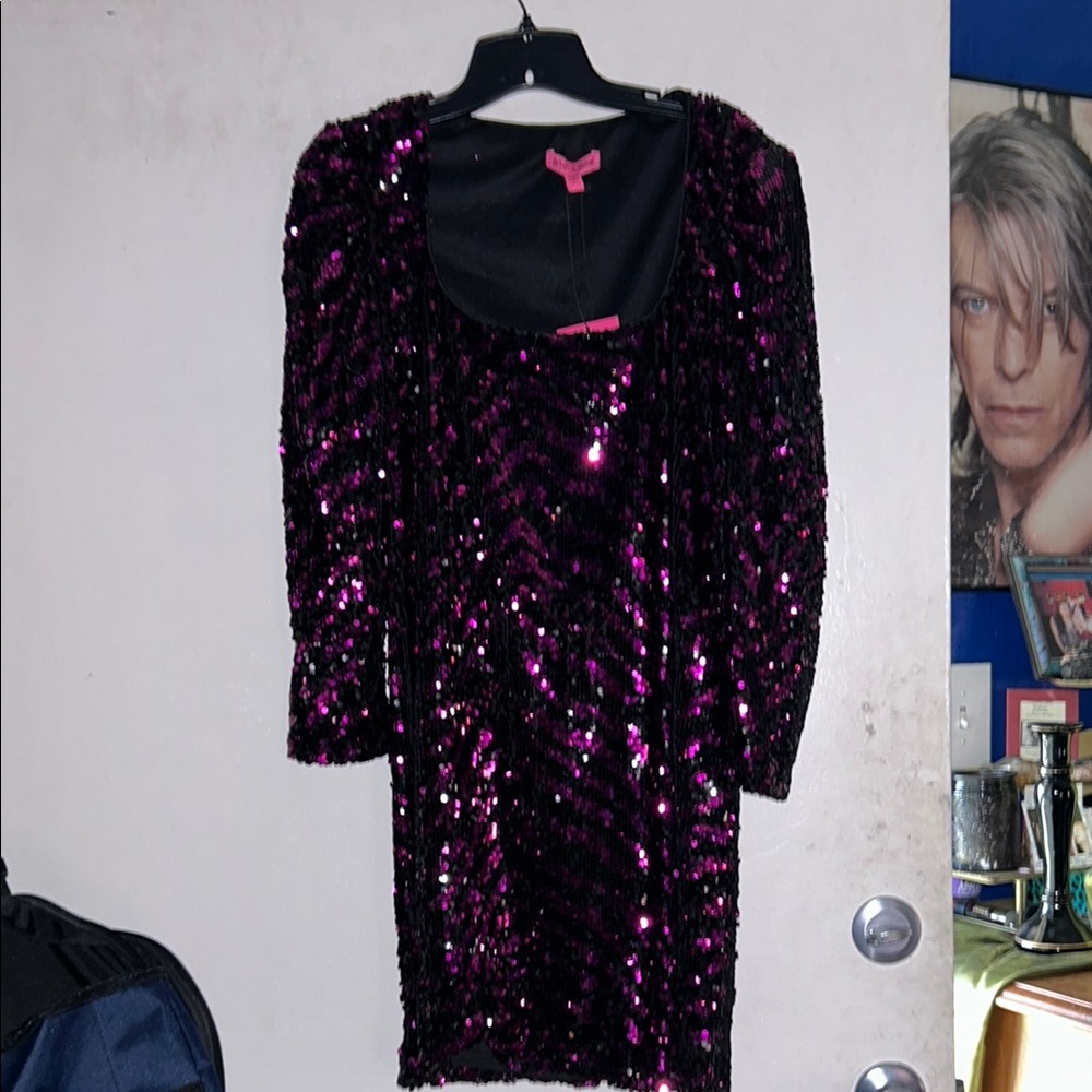 Betsey Johnson Sequin  Dress NWT